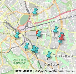 Mappa Via Isabella de Rosis, 00177 Roma RM, Italia (2.05818)