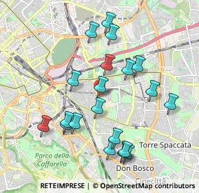 Mappa Via Isabella de Rosis, 00177 Roma RM, Italia (2.042)