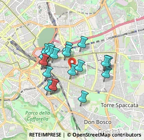 Mappa Via Isabella de Rosis, 00177 Roma RM, Italia (1.489)