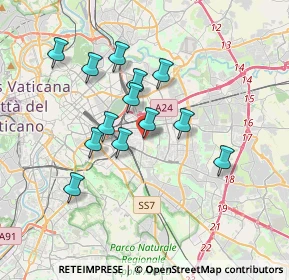 Mappa Via Isabella de Rosis, 00177 Roma RM, Italia (3.25923)
