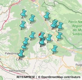 Mappa Località Maiuro, 00030 Bellegra RM, Italia (6.79778)