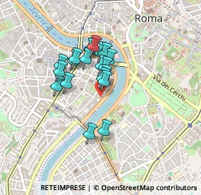 Mappa Vicolo del Canale, 00153 Roma RM, Italia (0.3365)