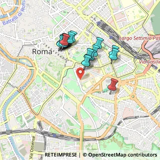 Mappa Largo Sanita Militare, 00184 Roma RM, Italia (0.8515)