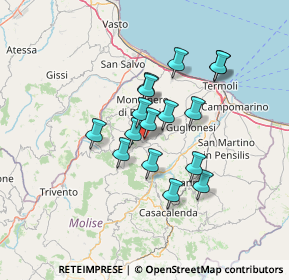 Mappa 86037 Palata CB, Italia (10.94813)