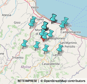 Mappa 86037 Palata CB, Italia (11.1)