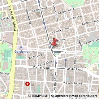 Mappa Piazza dei Gerani, 2, 00172 Roma, Roma (Lazio)
