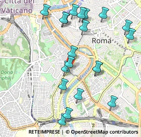 Mappa Viale delle Milizie 22 -, 00153 Roma RM, Italia (1.1775)