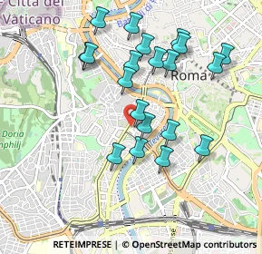 Mappa Vicolo di San Francesco a Ripa, 00153 Roma RM, Italia (0.9655)