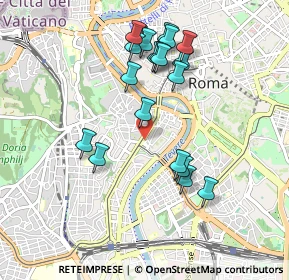 Mappa Vicolo di San Francesco a Ripa, 00153 Roma RM, Italia (0.9765)