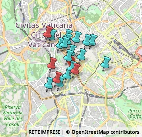 Mappa Vicolo di San Francesco a Ripa, 00153 Roma RM, Italia (1.2295)