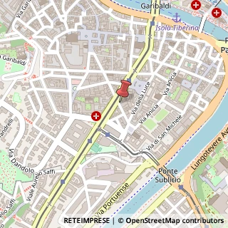 Mappa Via di San Francesco a Ripa, 50, 00153 Roma, Roma (Lazio)
