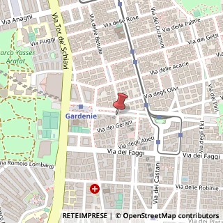 Mappa Via dei Lauri,  103, 00172 Roma, Roma (Lazio)
