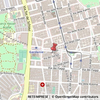 Mappa Via dei Lauri, 99, 00172 Roma, Roma (Lazio)