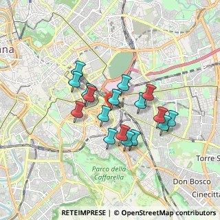 Mappa Via Portoferraio, 00182 Roma RM, Italia (1.5)
