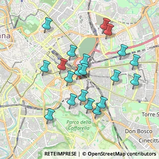 Mappa Via Portoferraio, 00182 Roma RM, Italia (1.9495)