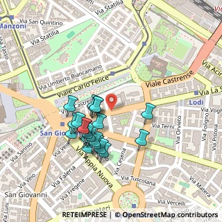 Mappa Via S. Severo, 00100 Roma RM, Italia (0.2135)