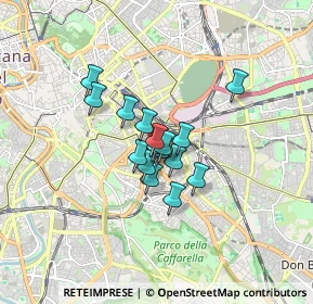 Mappa Via S. Severo, 00100 Roma RM, Italia (1.06063)