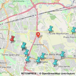 Mappa Via Ceglie Messapico, 00133 Roma RM, Italia (3.03273)