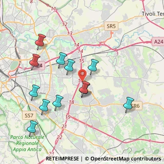 Mappa Via Ceglie Messapico, 00133 Roma RM, Italia (4.3225)