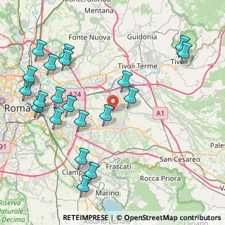 Mappa Via Ginosa, 00132 Roma RM, Italia (10.4885)