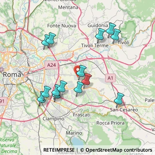 Mappa Via Ginosa, 00132 Roma RM, Italia (8.22643)