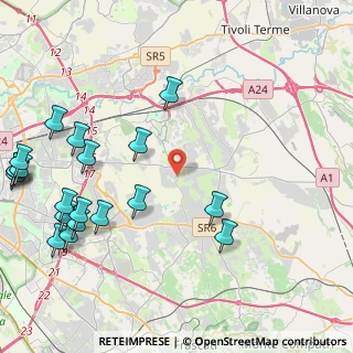Mappa Via Ginosa, 00132 Roma RM, Italia (6.0575)