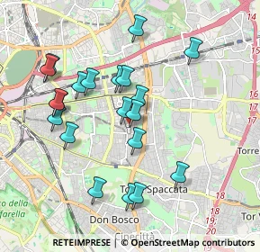 Mappa Viale delle Gardenie, 00172 Roma RM, Italia (1.948)