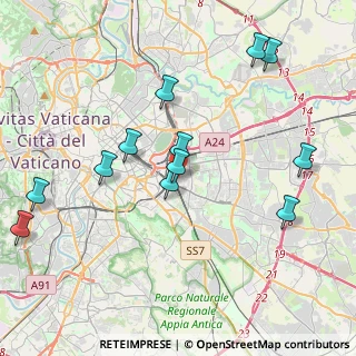 Mappa 00176 Roma RM, Italia (4.60167)