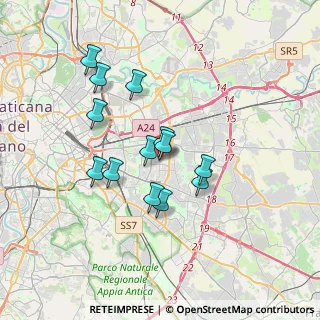 Mappa Piazza dei Gerani, 00172 Roma RM, Italia (3.13)