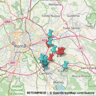 Mappa Via Girolamo Variola, 00155 Roma RM, Italia (5.92)