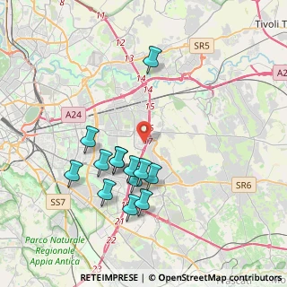 Mappa Via Girolamo Variola, 00155 Roma RM, Italia (3.81)
