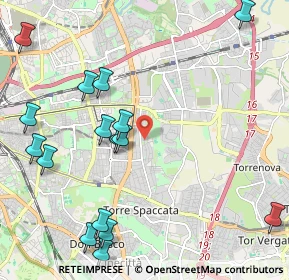 Mappa Via del Pergolato, 00172 Roma RM, Italia (2.78375)