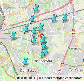 Mappa Via dei Ribes, 00172 Roma RM, Italia (1.76929)