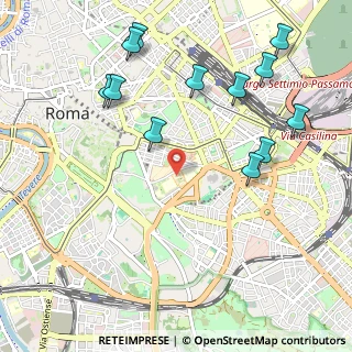Mappa Via Santo Stefano Rotondo, 00184 Roma RM, Italia (1.29083)