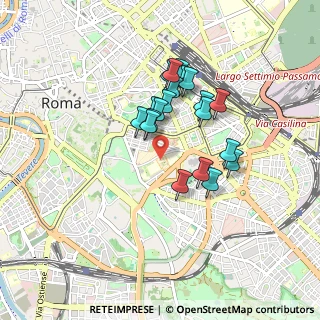Mappa Via Santo Stefano Rotondo, 00184 Roma RM, Italia (0.7365)