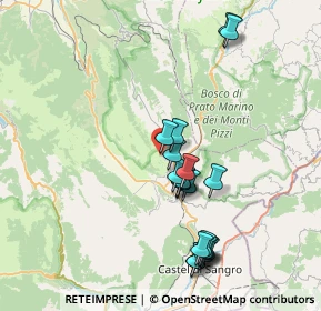 Mappa Via Belvedere degli Sciatori, 67033 Pescocostanzo AQ, Italia (8.119)