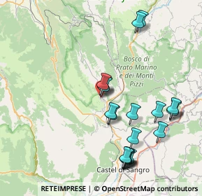 Mappa Via Bisanti, 67033 Pescocostanzo AQ, Italia (9.0165)