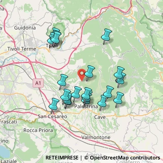 Mappa 00010 Poli RM, Italia (7.4975)