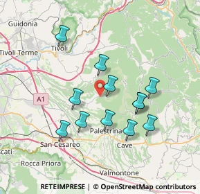 Mappa 00010 Poli RM, Italia (6.875)