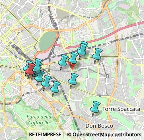 Mappa Via Caianello, 00177 Roma RM, Italia (1.76813)