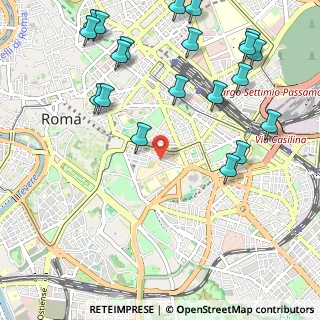 Mappa Via di S. Giovanni in Laterano, 00195 Roma RM, Italia (1.4445)