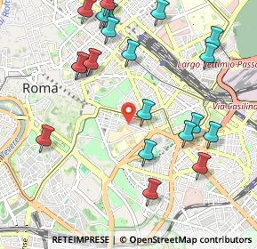 Mappa Via di S. Giovanni in Laterano, 00195 Roma RM, Italia (1.2675)