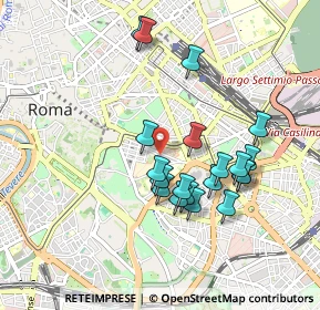 Mappa Via di S. Giovanni in Laterano, 00195 Roma RM, Italia (0.8895)