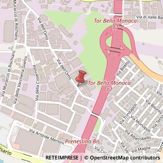 Mappa Via dell'Omo, 161, 00155 Roma, Roma (Lazio)