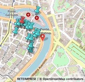 Mappa Via Ripense, 00153 Roma RM, Italia (0.2405)