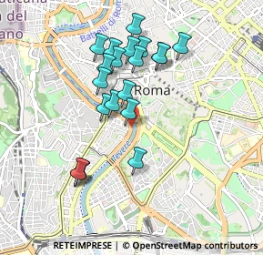 Mappa Via Ripense, 00153 Roma RM, Italia (0.8905)