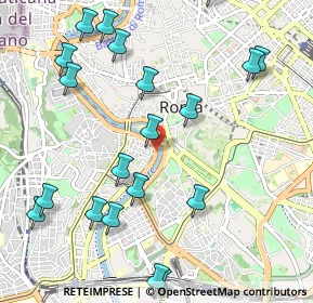 Mappa Via Ripense, 00153 Roma RM, Italia (1.336)