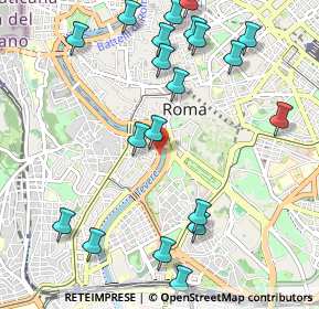 Mappa Via Ripense, 00153 Roma RM, Italia (1.322)