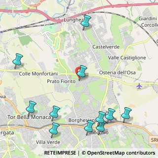 Mappa Via Samassi, 00132 Roma RM, Italia (3.03364)