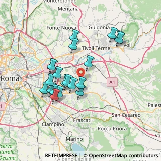 Mappa Via Samassi, 00132 Roma RM, Italia (6.9205)